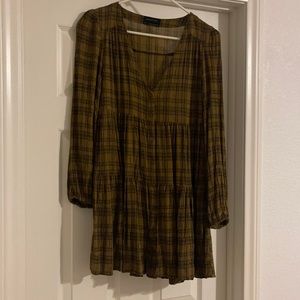 Urban Ourfitters button down plaid dress